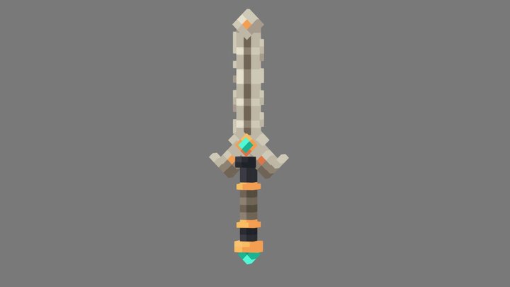 Emerald Sword 3D Model