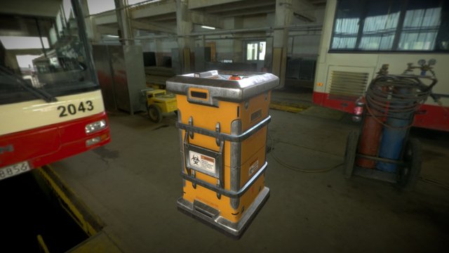 Sci Fi Crate 3D Model