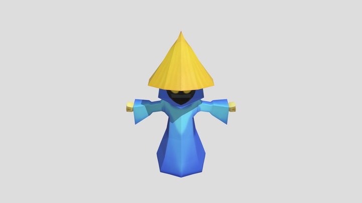 Black Mage 3D Model