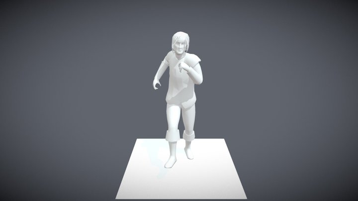 Main Game Character 3D Model