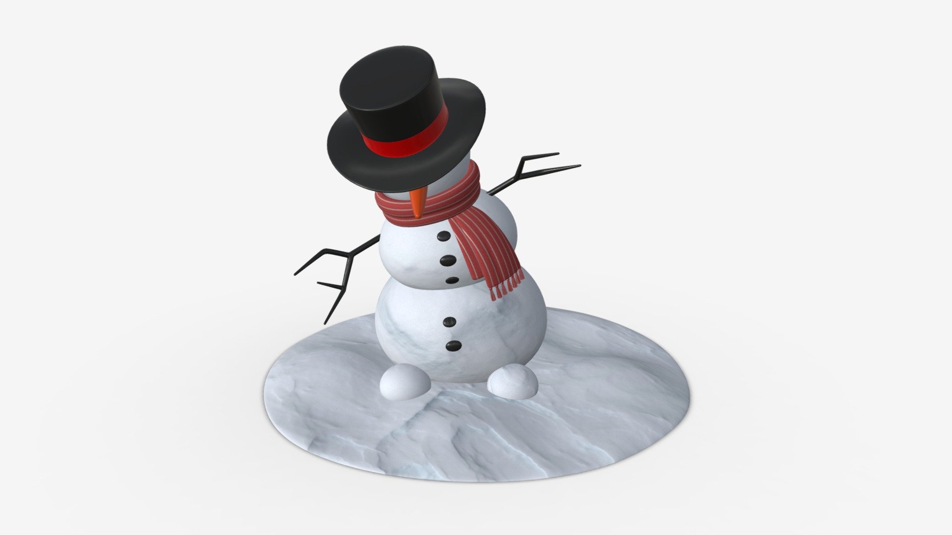 Snowman dancing - Buy Royalty Free 3D model by HQ3DMOD (@AivisAstics ...