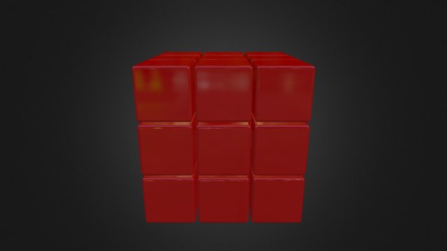 Cubo De Rubik 3D Model