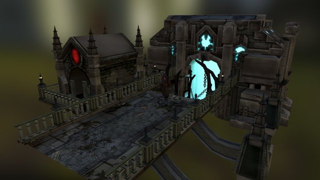 Hooded Stage 3D Model