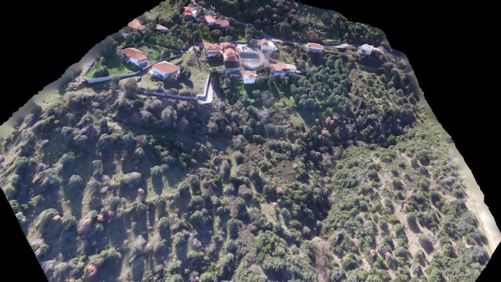 Drone model near Patras Greece 3D Model