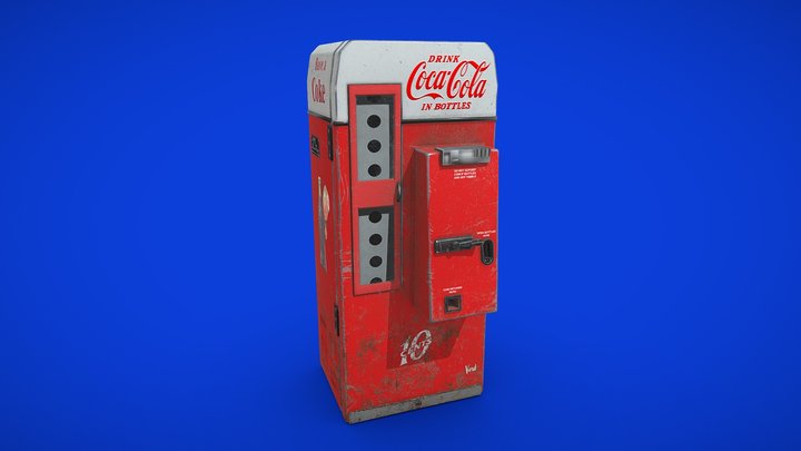 Máquina Expendedora de Coca-Cola 3D Model