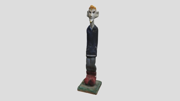 Statuette Skapti Elf 3D Model
