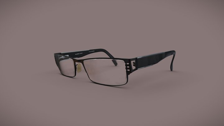 Glasses for Photoreal Render 3D Model