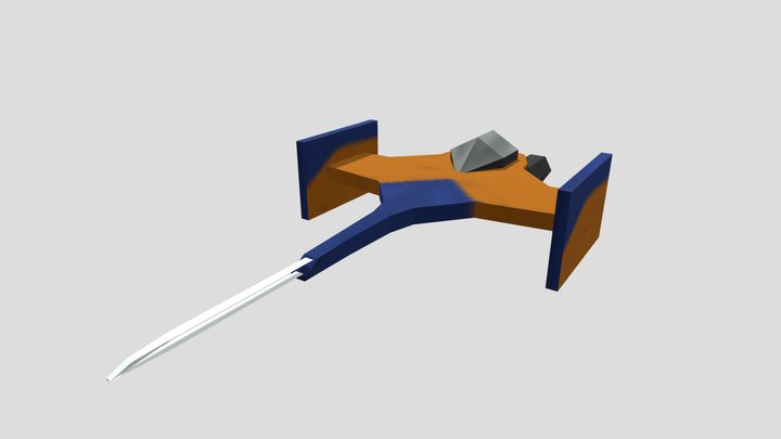 My Personal WipeOut Car 3D Model