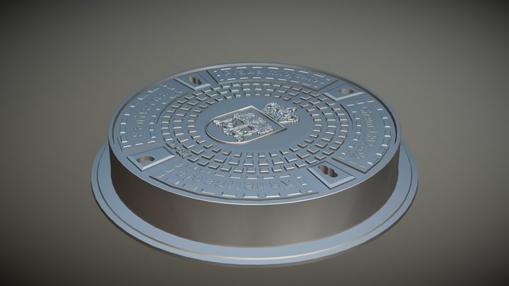 sewer manhole 3D Model