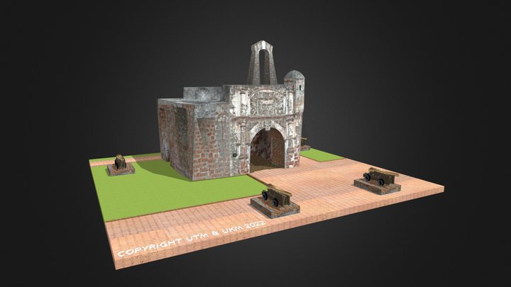 KOTA A FAMOSA, MELAKA 3D Model