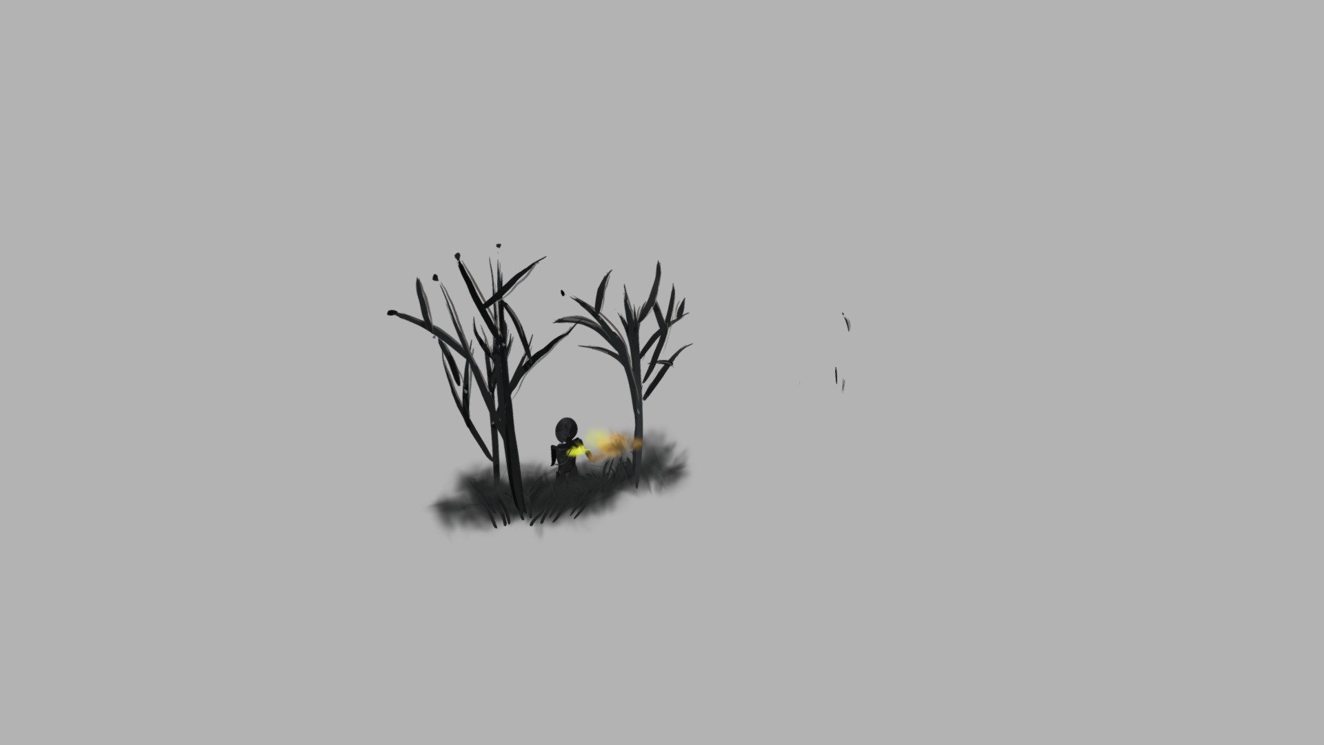 In the woods