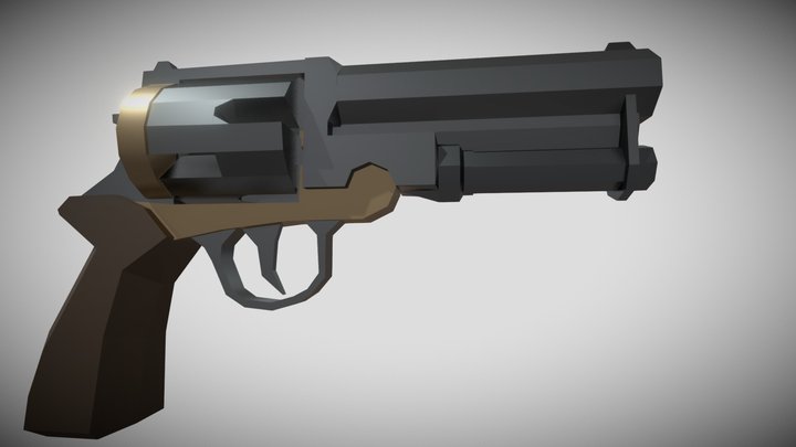 Revolver 3D Model