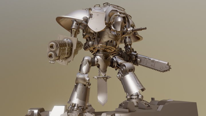 Imperial Knight Paladin - Wayward 3D Model