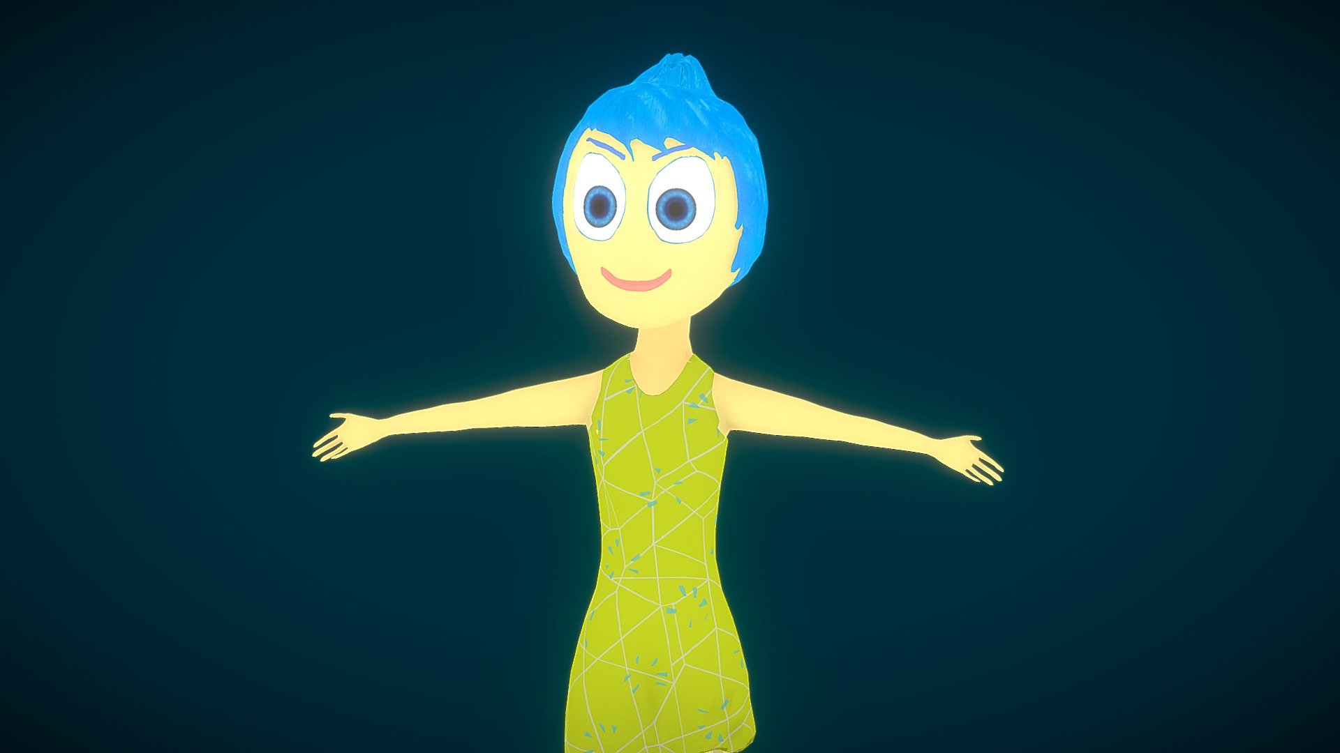 Joy from Inside Out - 3D model by NahuelB (@NahuelB48) [e9a06b1 ...