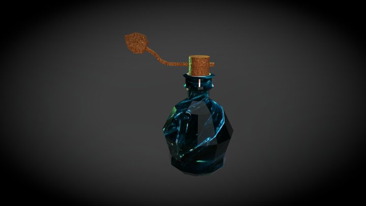 Bottle To Sketckfab 3D Model