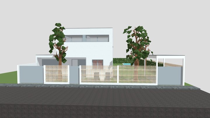 2021_08_30_Außenanlage_Villa_D 3D Model