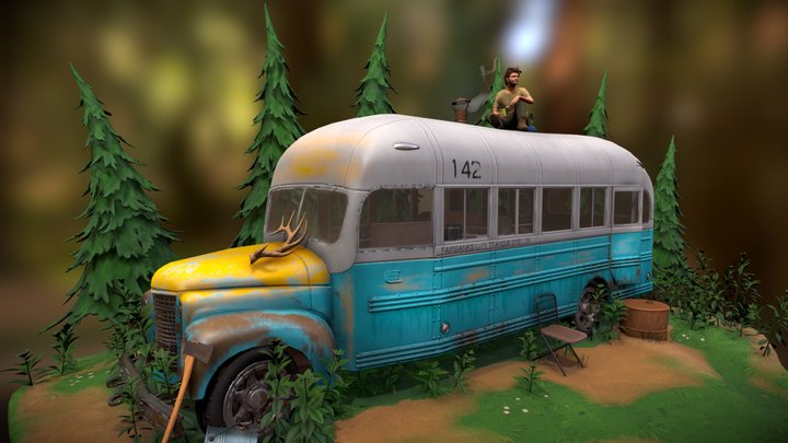 Into The Wild Scene 3D Model