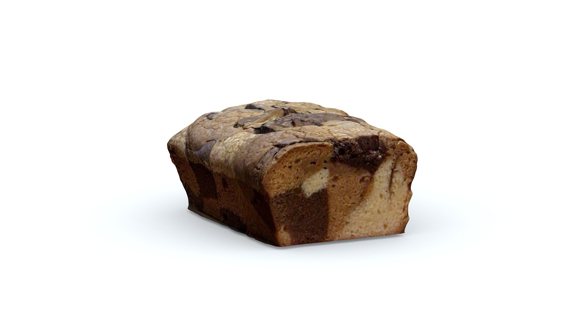 Sliced Marble Cake