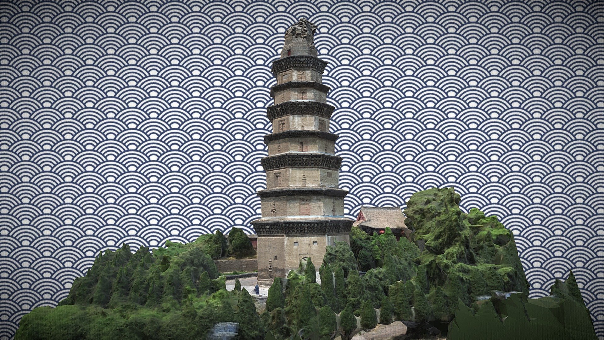 Handan Changle Temple Pagoda - Buy Royalty Free 3D model by Tigershill ...