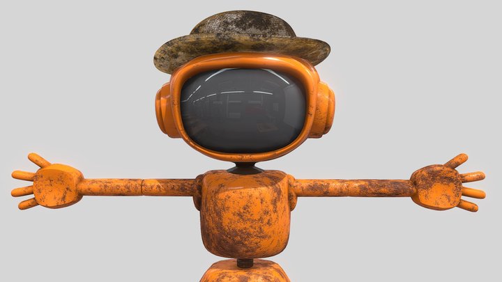 Abandoned City - Robot 3D Model