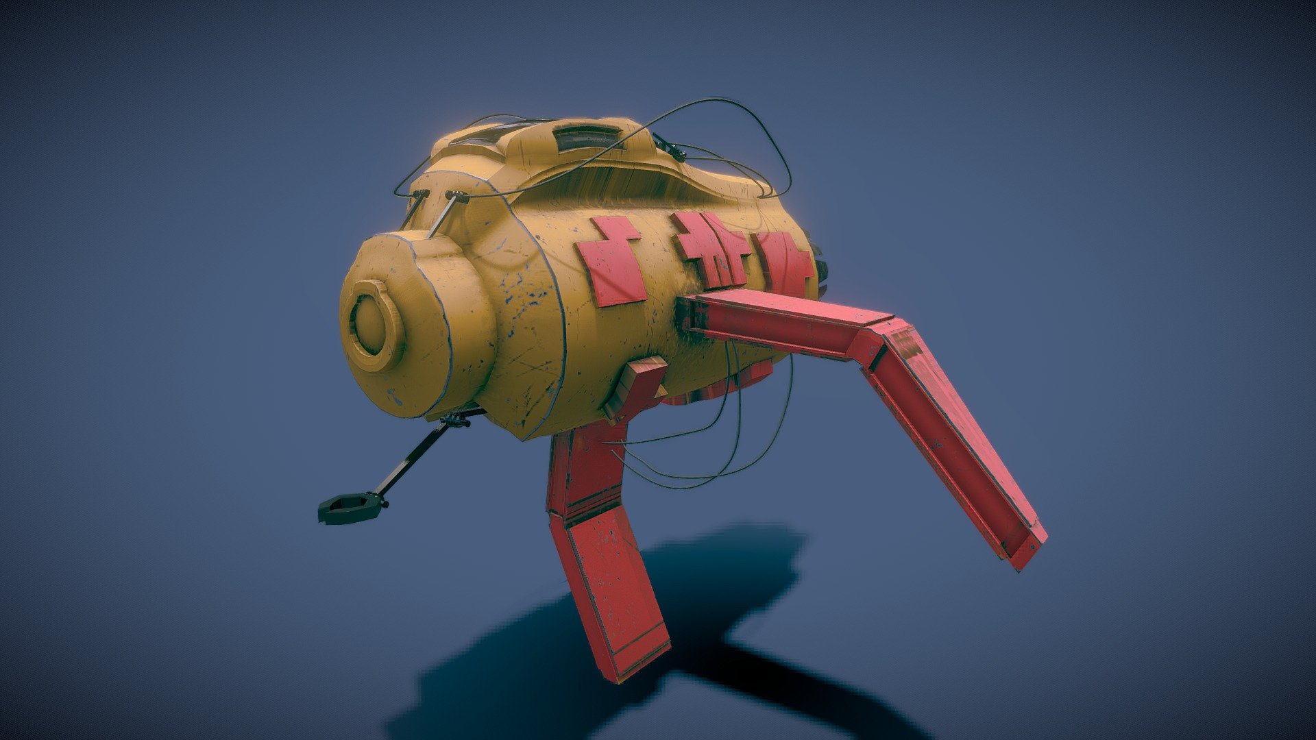 Cyberpunk search and rescue vehicle - 3D model by ElliottA [e9a6991 ...