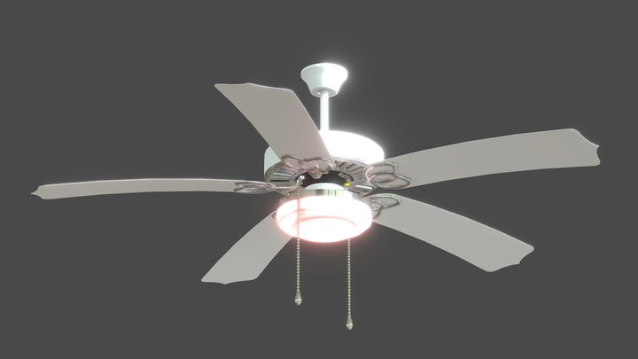 Maxie's Tech Fredrick 52 Inch Fan (Custom) 3D Model