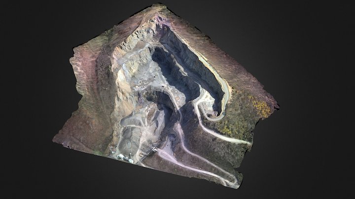 Mining quarry 3D Model