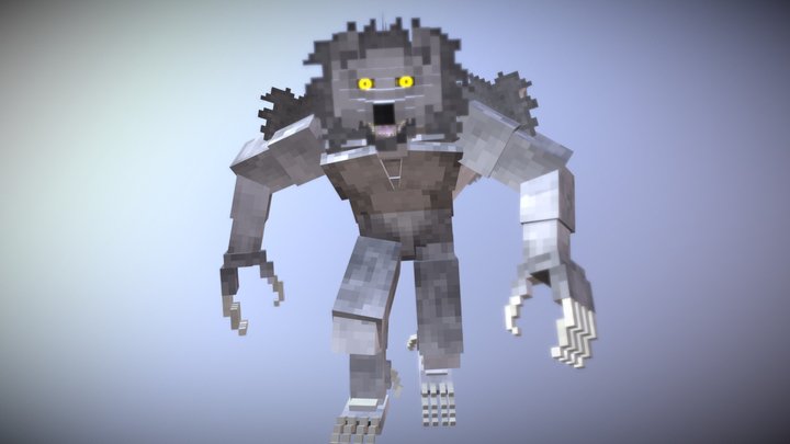 Moonborn Werewolf 3D Model