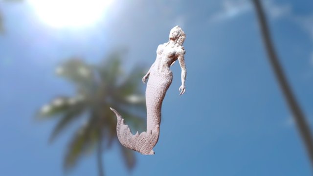 Mermaid 20mm 3D Model