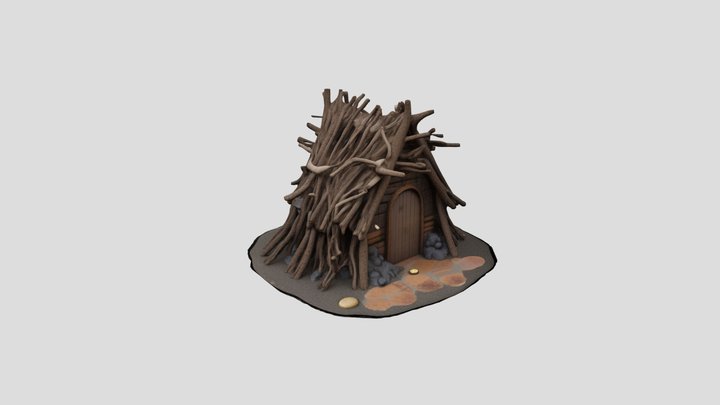 Forest hut – Modelo 3D gratuito STL
