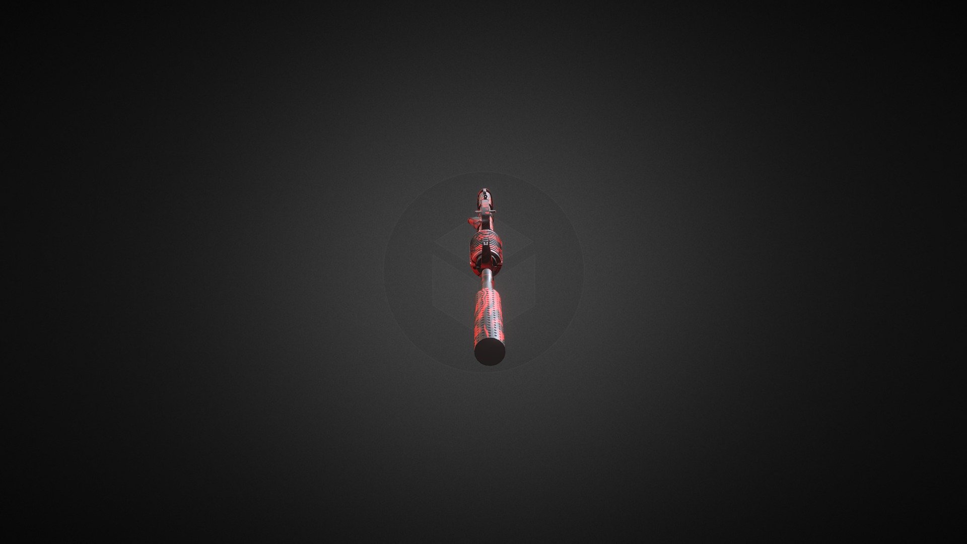 M4A1-S | Red Fury - 3D model by Dante$ (@real_dantes) [e9ac8d0] - Sketchfab