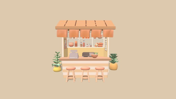 Ramen 3D Model