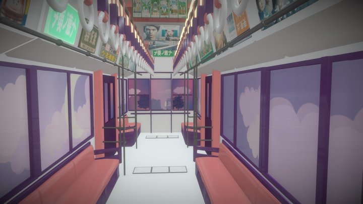 Tren - Japanese Vibes 3D Model