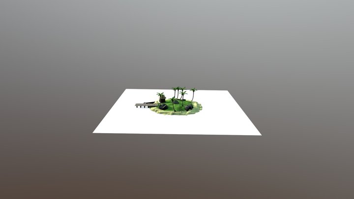 Tropical island part 3 3D Model