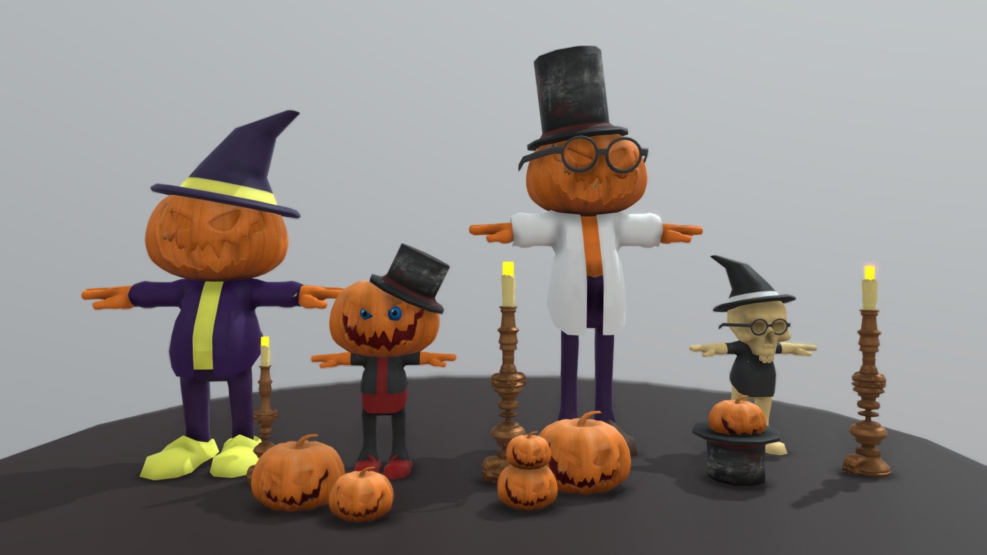 Halloween Pack - Buy Royalty Free 3D Model By Ainaritxu14 [e9ae04c ...