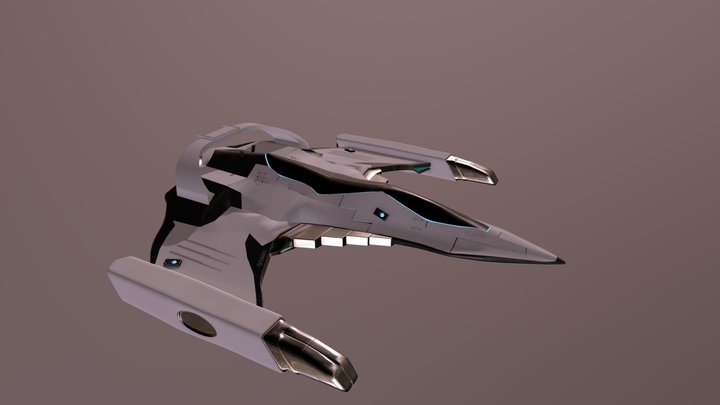 IMPERIAL EAGLE SPACESHIP 3D Model