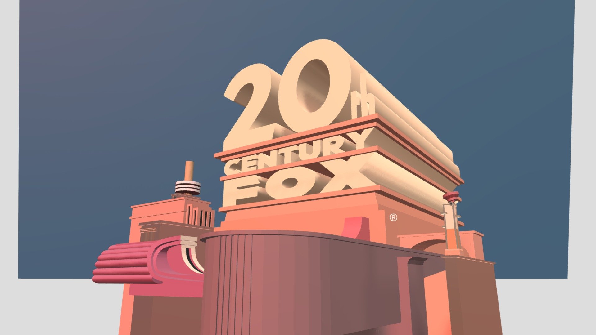 20th Century Fox 1981 Logo Remake - 3D model by H1S (@HM1000Studios)  [a6ba98f]