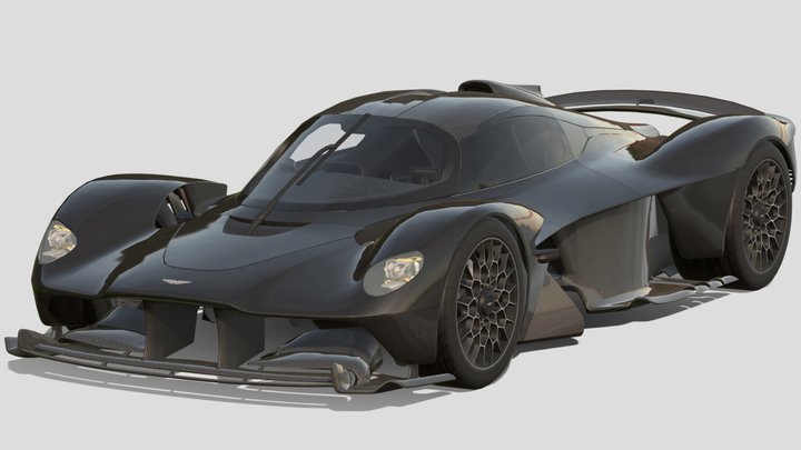 2020 Aston Martin Valkyrie – Gratis 3D-model STL