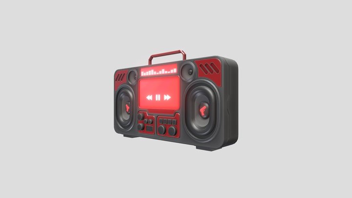 boombox 3D Model