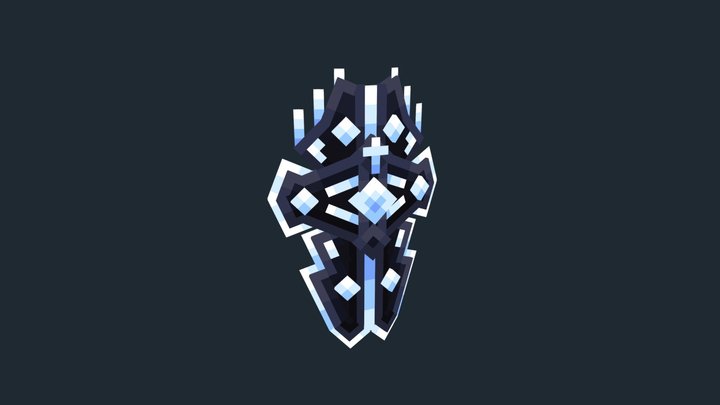 Soulsteel shield 3D Model