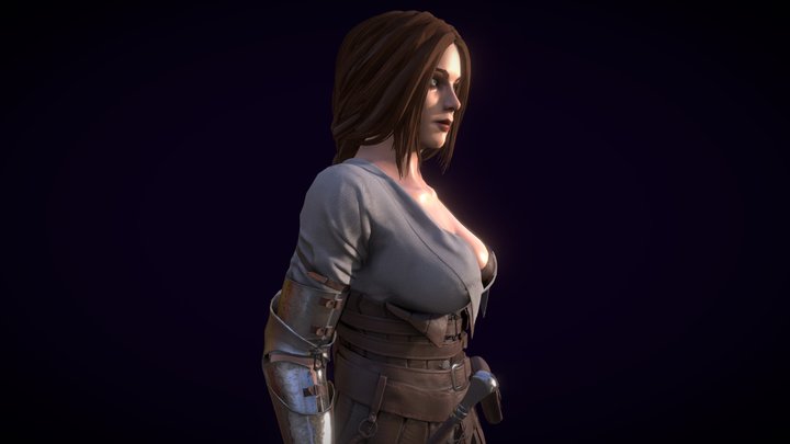 Hired knight 3D Model