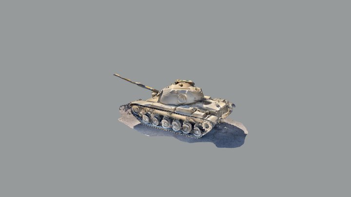 M-60 Main Battle Tank 3D Model