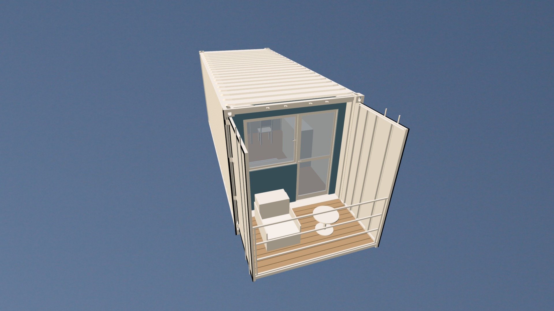 KIOWA Living Unit on 20`Container - Habitainer