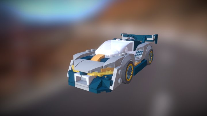 McLaren Senna Lego 3D Model