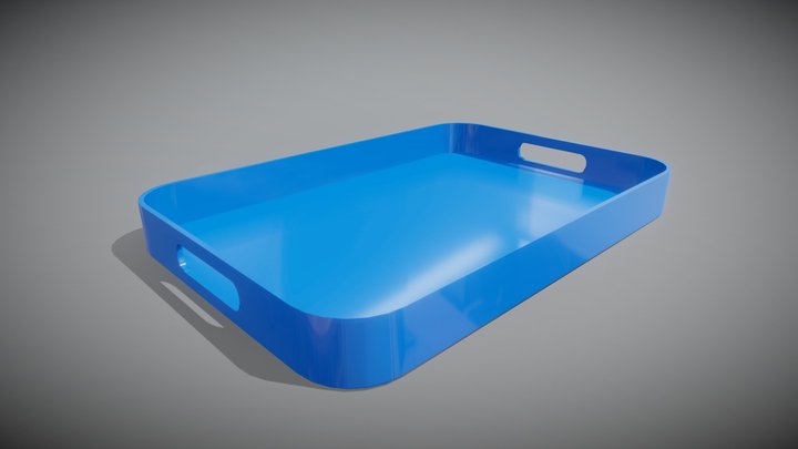 Plastic Tray 3D Model