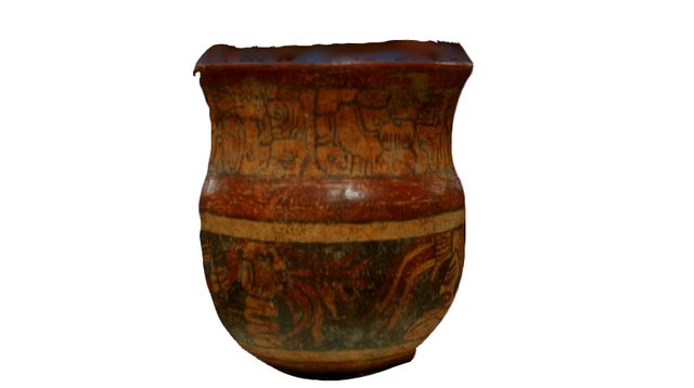 Mayan Vase 3D Model