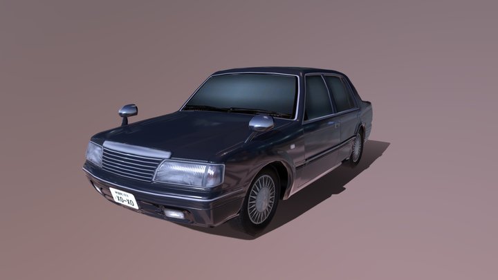 Yakuza 0: Toyota Crowm 3D Model