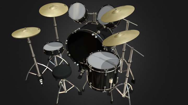 Drum Set 3D Model