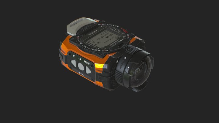 Ricoh action camera 3D Model