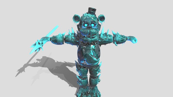 full Black ice frostbear 3D Model